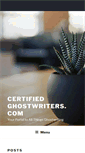 Mobile Screenshot of certifiedghostwriters.com